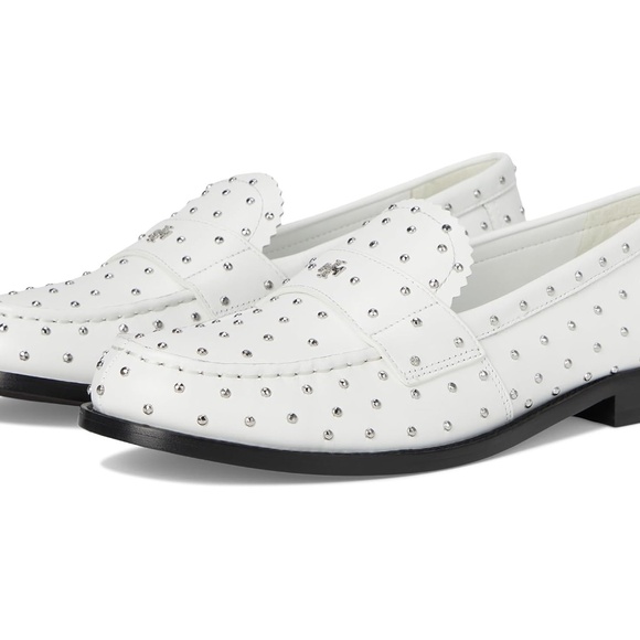 Tory Burch Shoes - Nib Tory Burch Classic Stud Loafer CLOUD SILVER